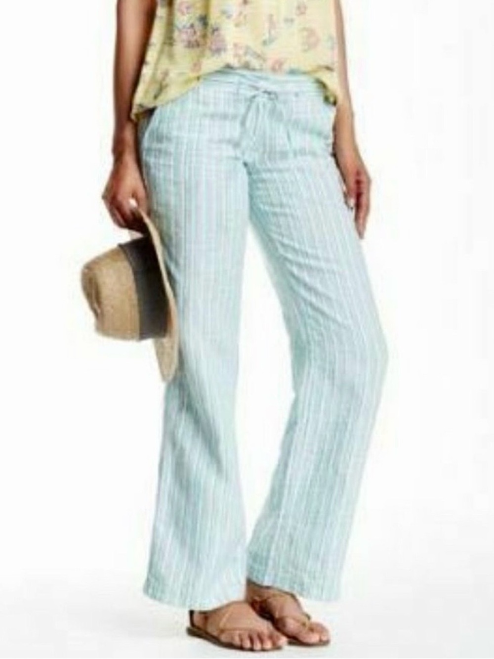 Tommy Bahama Linen Kohala Stripe Wide Leg Pant